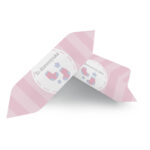 Cukierki Krówki na Baby Shower w różowe paski wzór 8- 1kg słodkości! Krówki cukierki wimpreze.pl 11