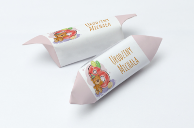 Cukierki Krówki na Baby Shower Jednorożec wzór 1- 1kg słodkości! Krówki cukierki wimpreze.pl 12