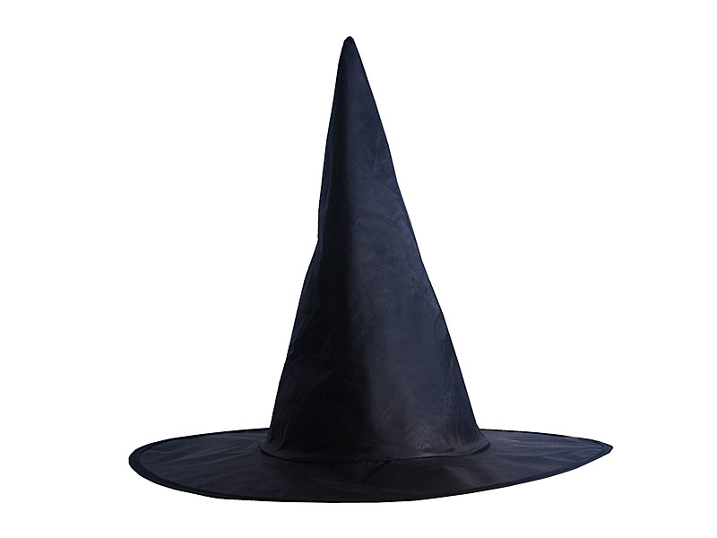 Czarny kapelusz wiedźmy na przebranie halloween Dekoracje na Halloween wimpreze.pl 2