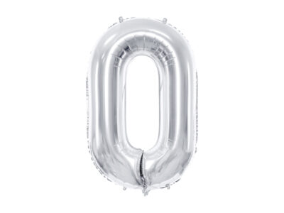 Balon foliowy cyfra 0 tęczowy na urodziny – 100cm Balony cyfry wimpreze.pl