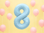 Balon foliowy cyfra 8 urodziny pastel blue – 86cm Balony cyfry wimpreze.pl 6