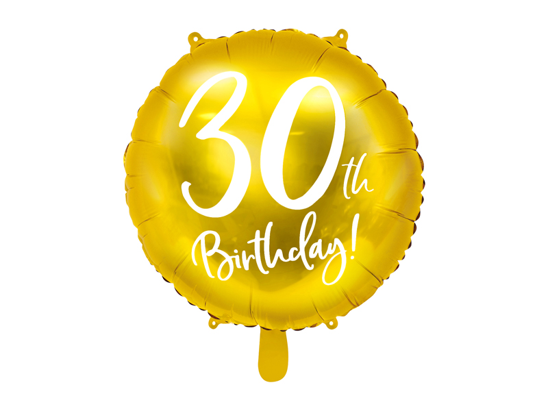 Balon Urodzinowy 30th Birthday Balony i akcesoria wimpreze.pl 2