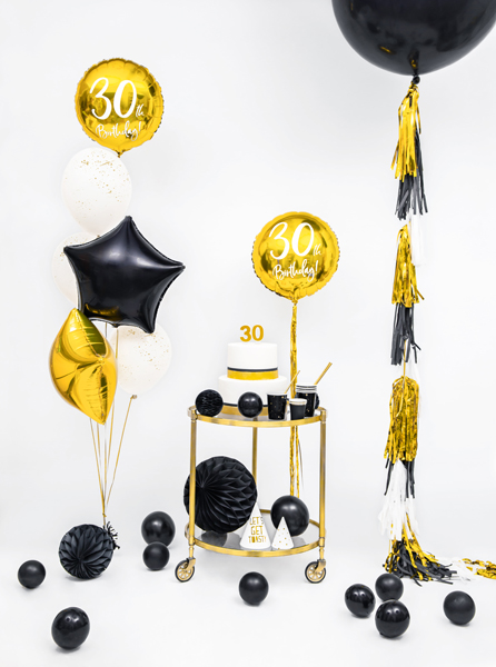 Balon Urodzinowy 30th Birthday Balony i akcesoria wimpreze.pl 5