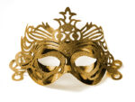 Maska wenecka z ornamentem złota mas2-019 Dekoracje na wieczór panieński wimpreze.pl 4