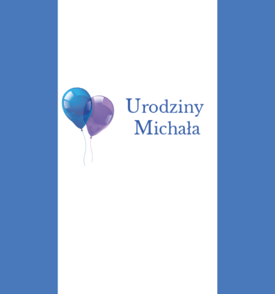 Krówka urodzinowa np. na roczek Niebieskie balony wzór 17- 1 kg słodyczy! Krówki na roczek wimpreze.pl 2