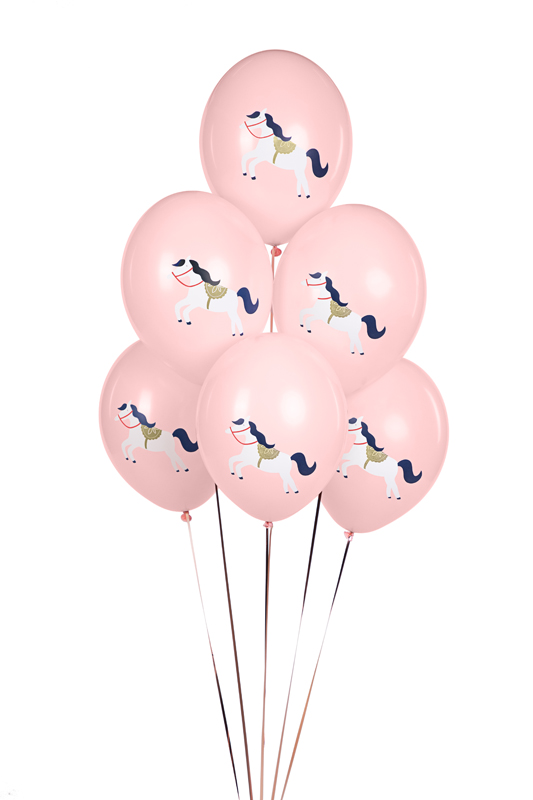 Zestaw balony jednorożec na urodziny roczek 5szt Balony i akcesoria wimpreze.pl 3
