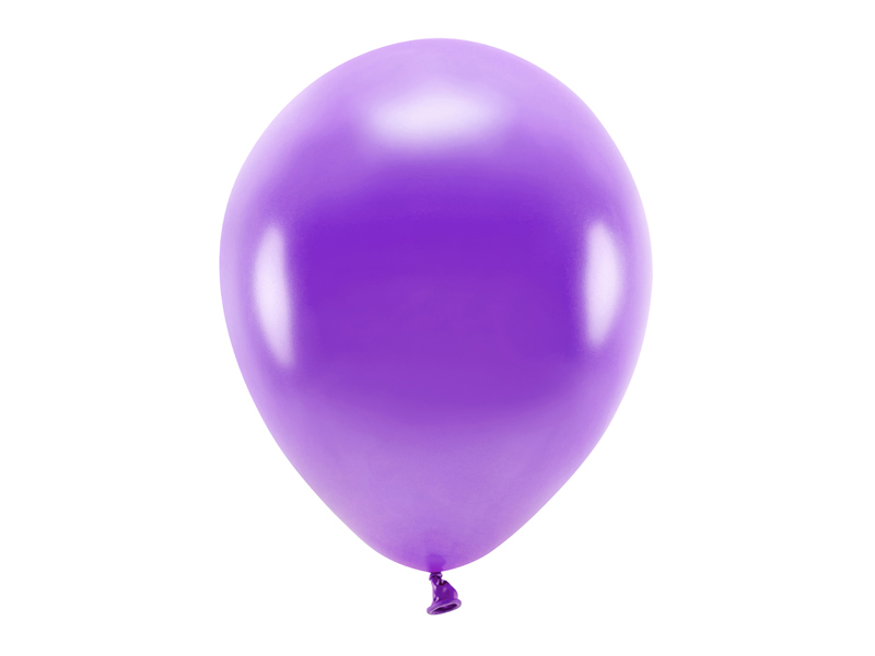 Balony eco 30cm metalizowane, fiolet – na halloween! Balony ECO wimpreze.pl 2