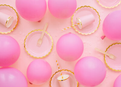 Balony eco 30cm pastelowe, różowy – na halloween! Balony ECO wimpreze.pl 3
