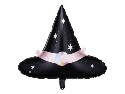 Balon foliowy kapelusz czarownicy, 66,5×57,5 cm, mix – na halloween! Balony foliowe wimpreze.pl