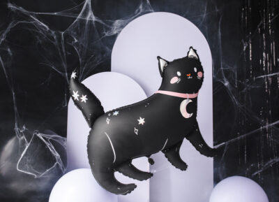 Balon foliowy na halloween – Kot, 96×95 cm, mix Balony foliowe wimpreze.pl 2