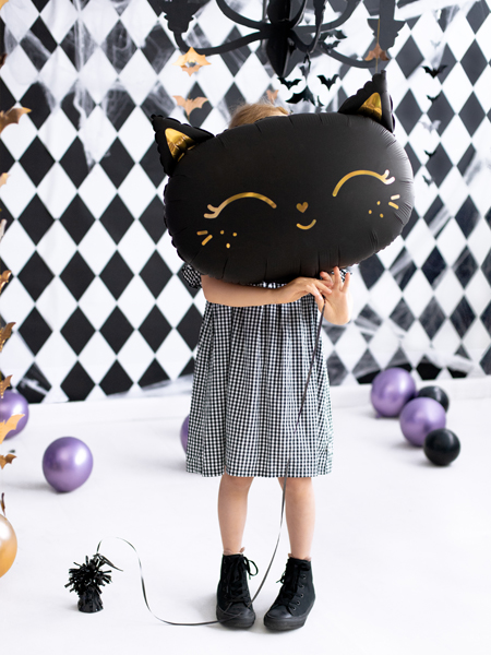 Balon foliowy kotek, 48x36cm, czarny – na halloween! Balony foliowe wimpreze.pl 5