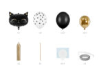 Bukiet balonów kotek, czarny, 83x140cm – na halloween! Balony i akcesoria wimpreze.pl 6