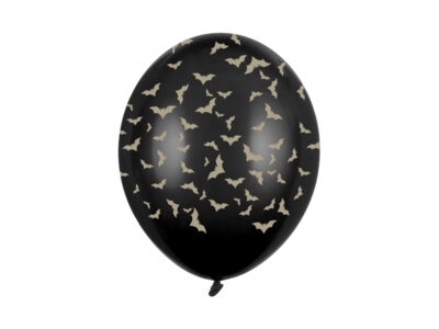 Balony 30 cm, nietoperze, pastel black – na halloween! Balony i akcesoria wimpreze.pl