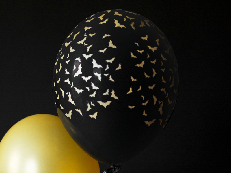 Balony 30 cm, nietoperze, pastel black – na halloween! Balony i akcesoria wimpreze.pl 4