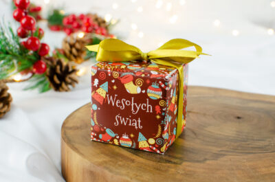 Świąteczne pudełko na czekoladki MIX WZORÓW Produkty świąteczne wimpreze.pl 17