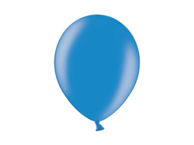 Balony metaliczne niebieskie 30cm – 100szt. Balony i akcesoria wimpreze.pl