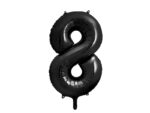 Balon foliowy Cyfra ”8”, 86cm, czarny Balony cyfry wimpreze.pl 6