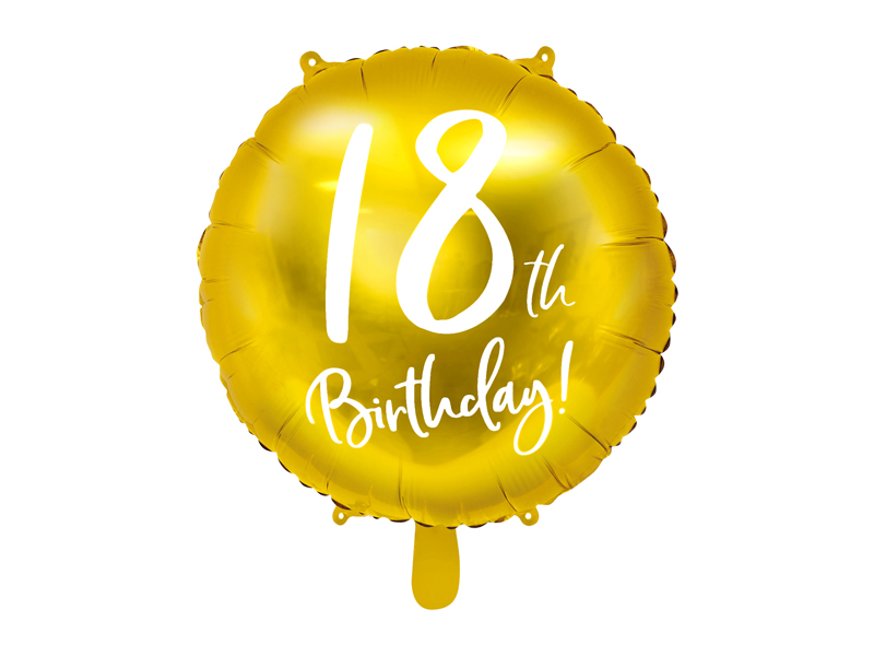 Balon Urodzinowy 18th Birthday Balony i akcesoria wimpreze.pl 2
