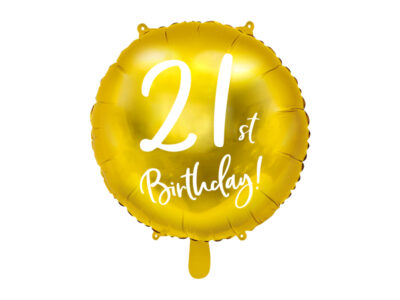 Balon Urodzinowy Happy Birthday To You 35cm – Biały Balony i akcesoria wimpreze.pl 12