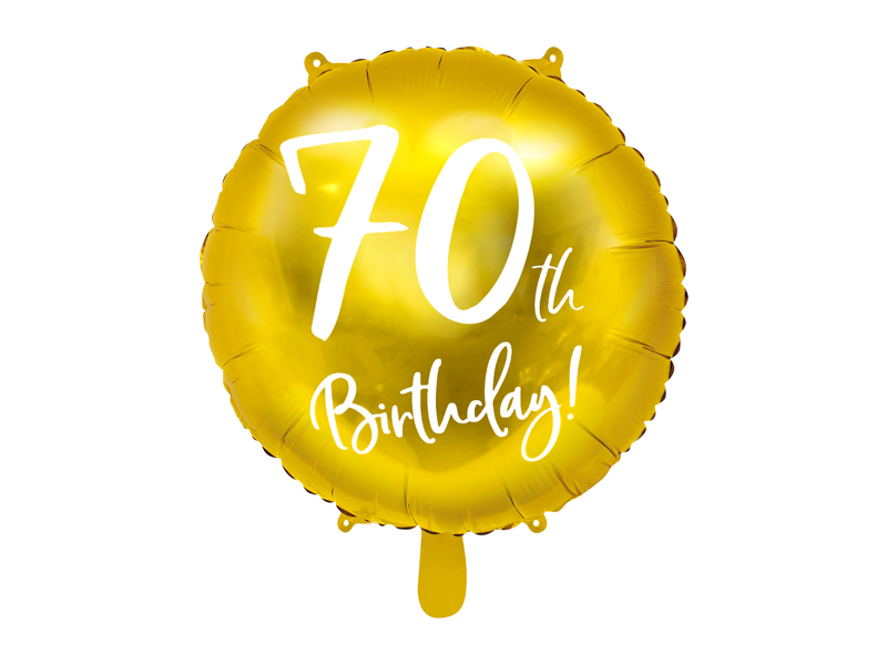 Balon Urodzinowy 70th Birthday Balony i akcesoria wimpreze.pl 2