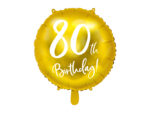 Balon Urodzinowy 80th Birthday Balony i akcesoria wimpreze.pl 14