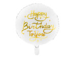 Balon Urodzinowy Happy Birthday To You 35cm – Biały Balony i akcesoria wimpreze.pl 14
