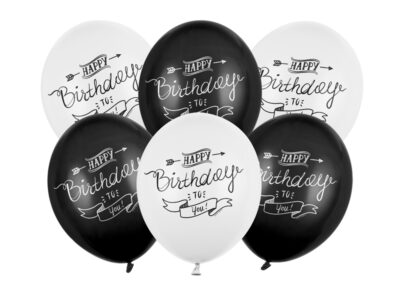 Balon foliowy Happy Birthday, 340x35cm, srebny – na urodziny! Balony i akcesoria wimpreze.pl 9