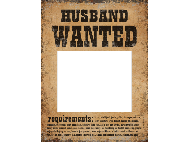 Tabliczka do zdjęć – Husband Wanted i Wife Wanted Dekoracje wimpreze.pl 2