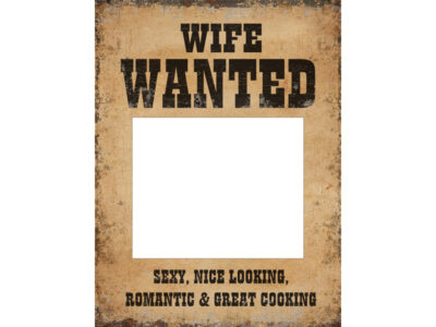Tabliczka do zdjęć – Husband Wanted i Wife Wanted Dekoracje wimpreze.pl 2