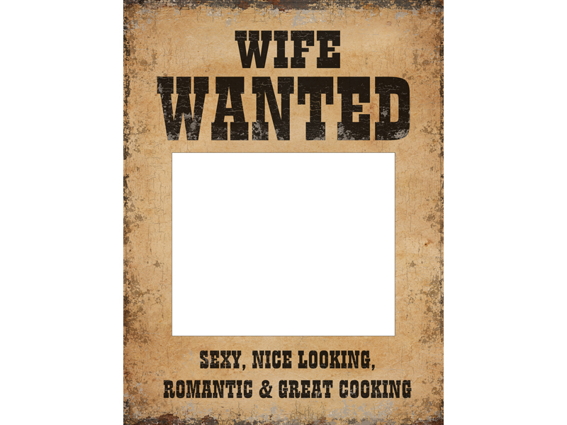 Tabliczka do zdjęć – Husband Wanted i Wife Wanted Dekoracje wimpreze.pl 3
