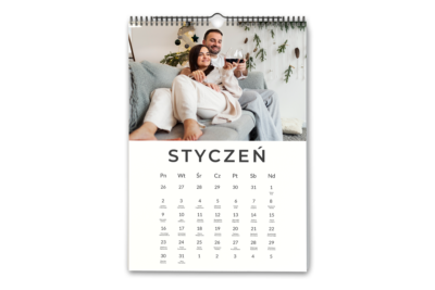 Kalendarz z Twoimi zdjęciami ścienny – wzór 7 Fotokalendarz - prezent na dzień kobiet wimpreze.pl