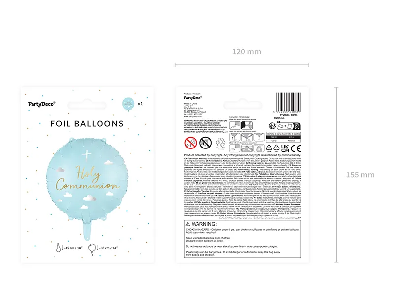 Balon foliowy ”Holy Communion” Dekoracje komunia wimpreze.pl 4